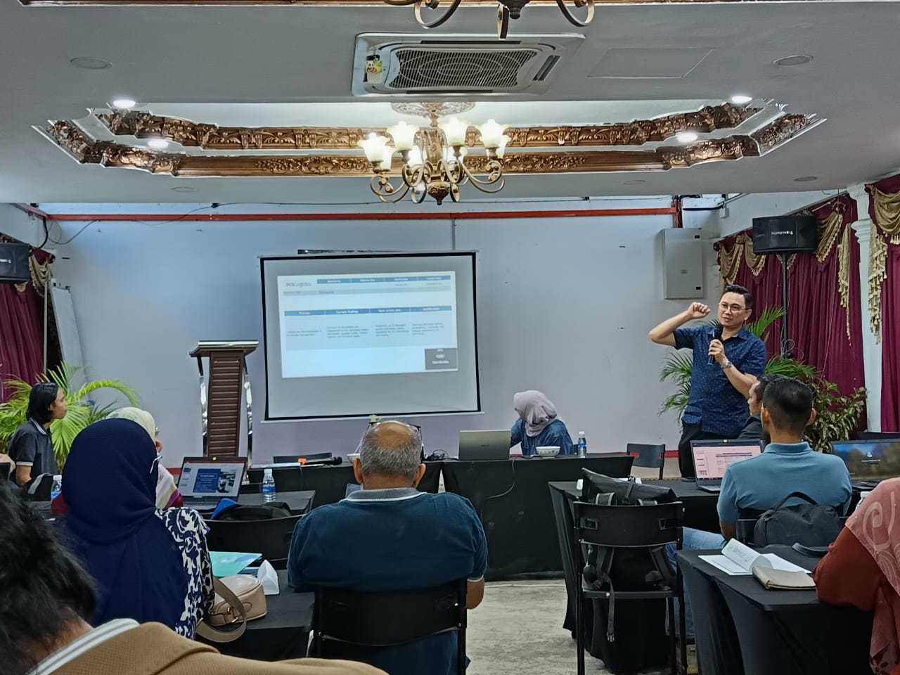 PLB Business Process Mapping training group discussion