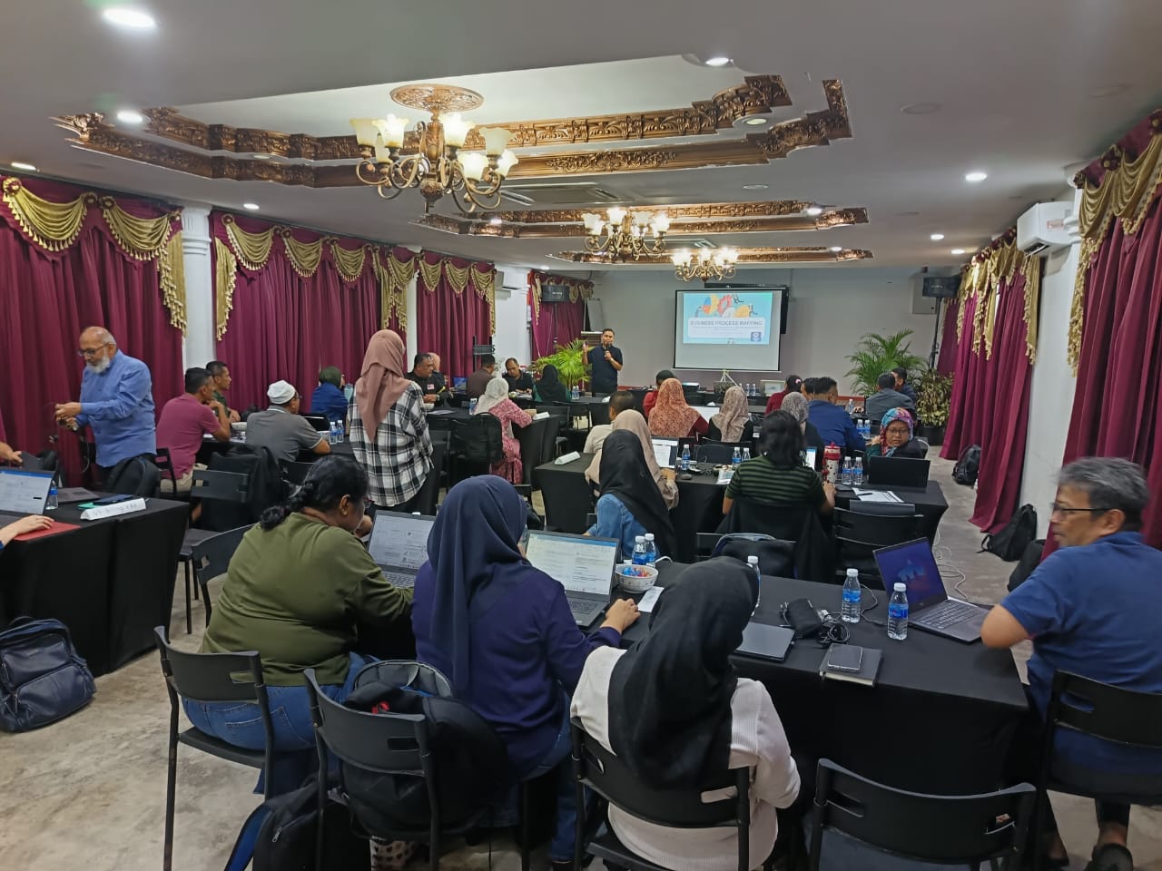 Group presentation session during PLB Process Validation workshop